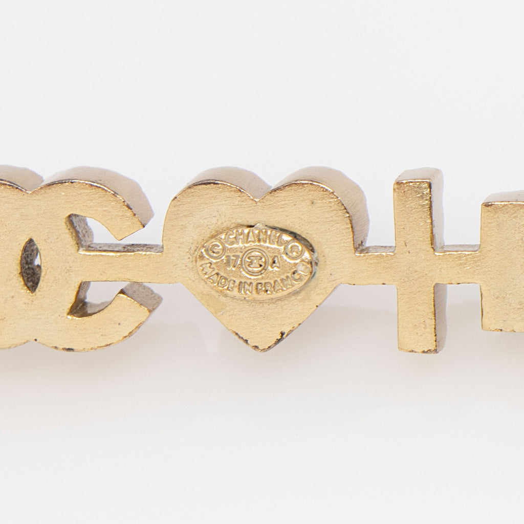 Chanel Enamel Pearl CC Brooch (SHF-JrKkba)