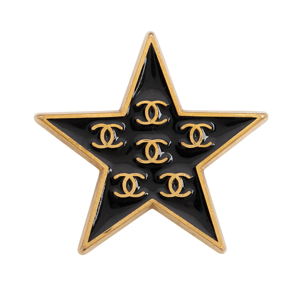 Chanel Enamel Star Brooch