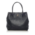 Chanel Executive Cerf Leather Handbag (SHG-33477)