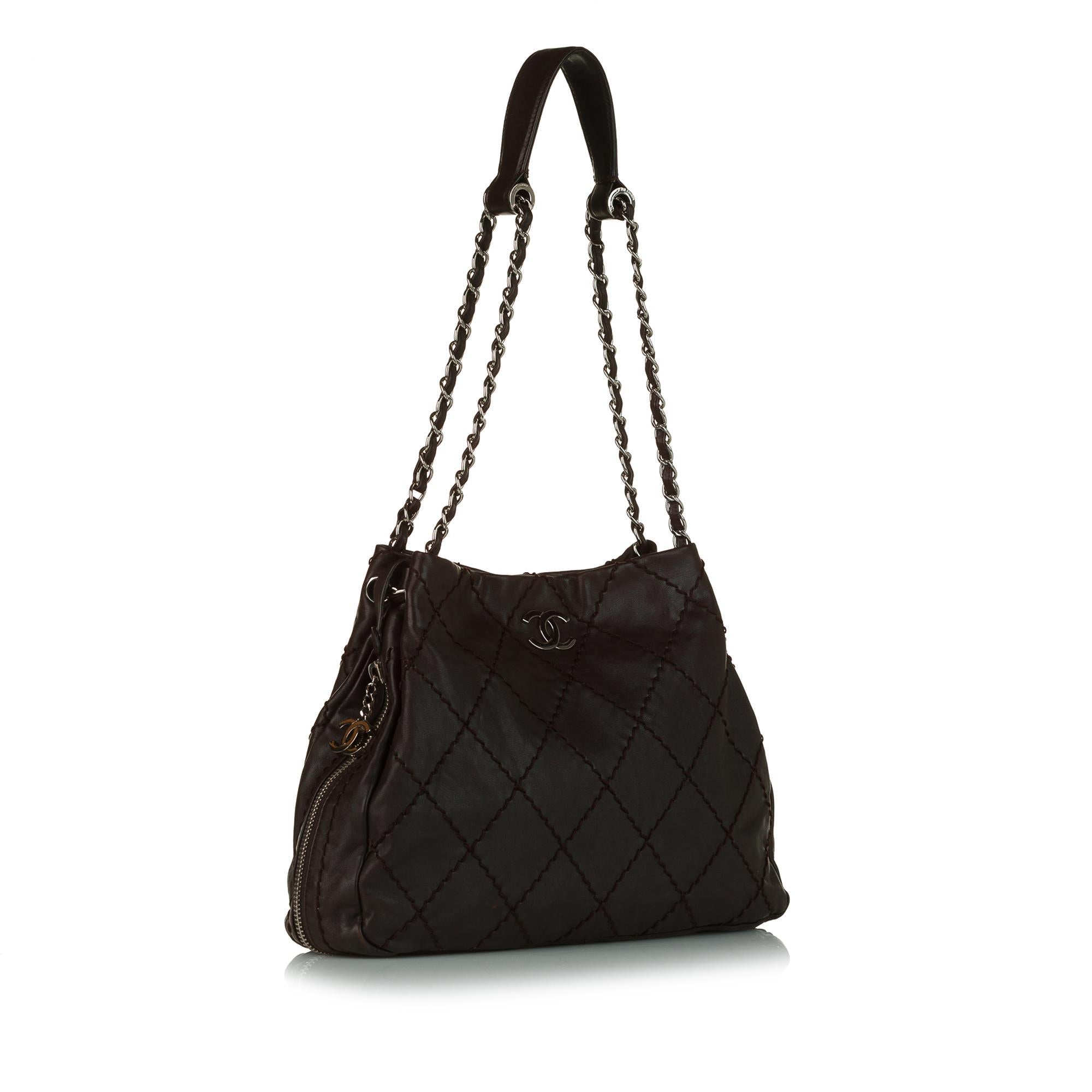 Chanel Expandable Zip Around Tote Bag (SHG-34297)