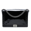 Chanel Extra Large Patent Boy Reverso Flap