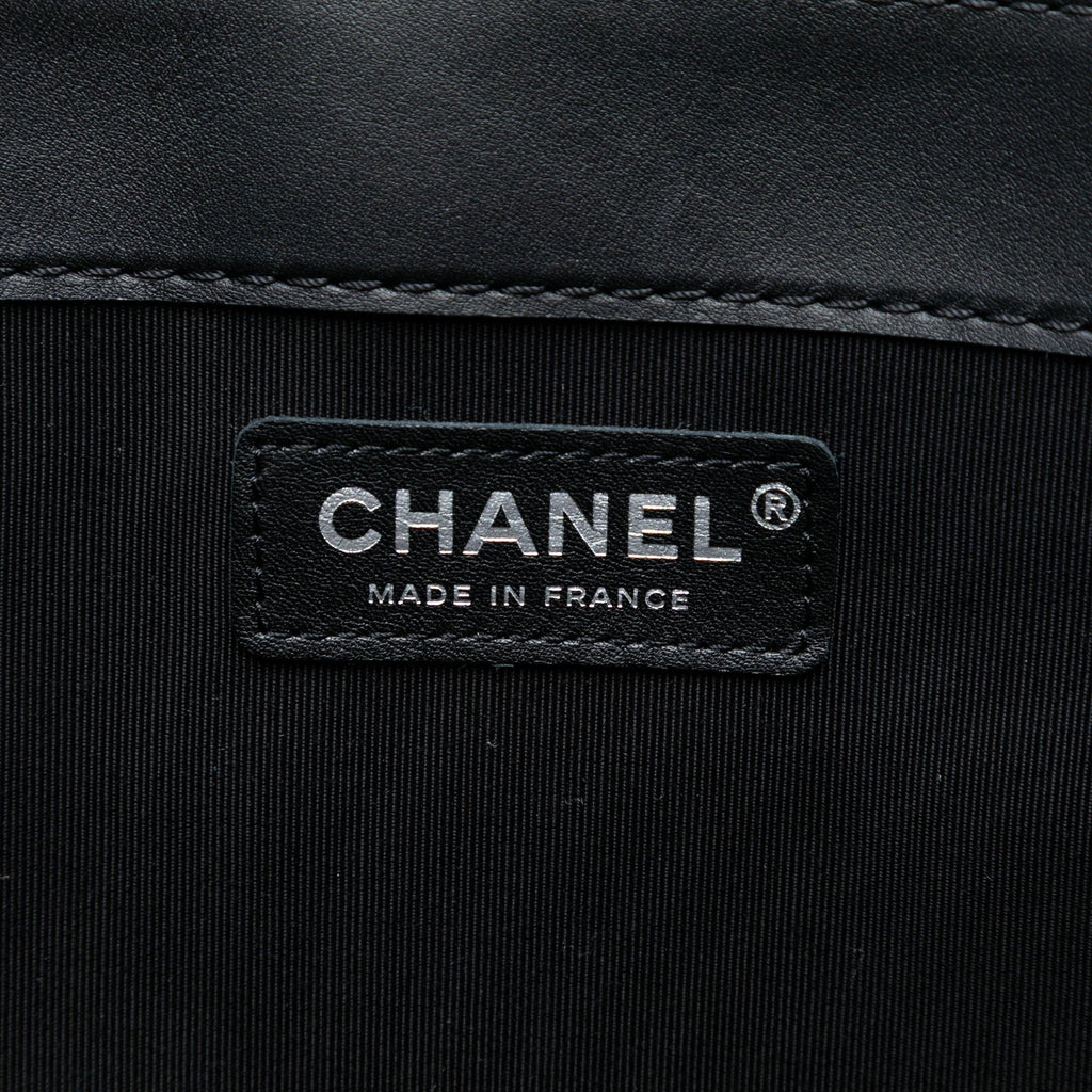 Chanel Extra Large Patent Boy Reverso Flap