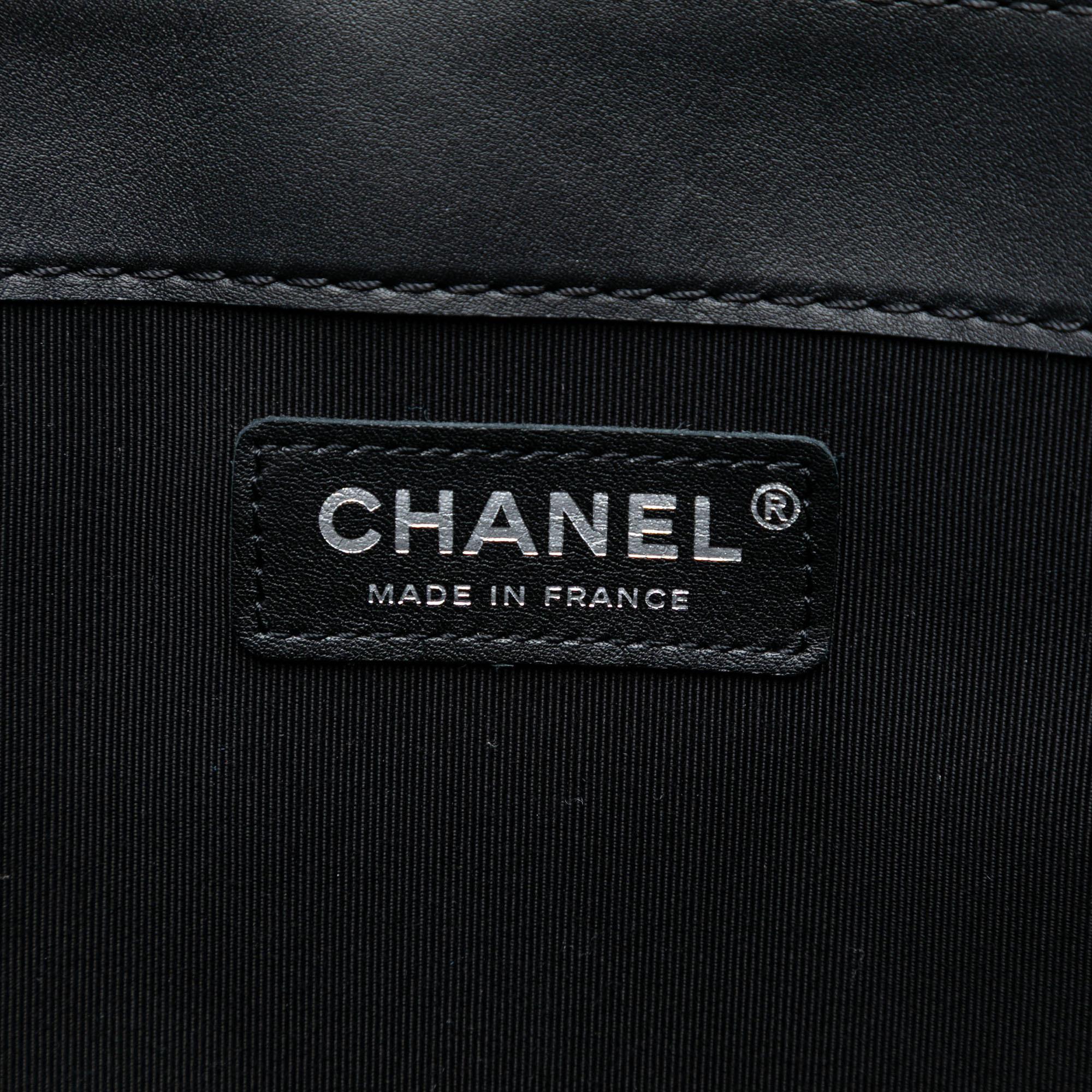 Chanel Extra Large Patent Boy Reverso Flap