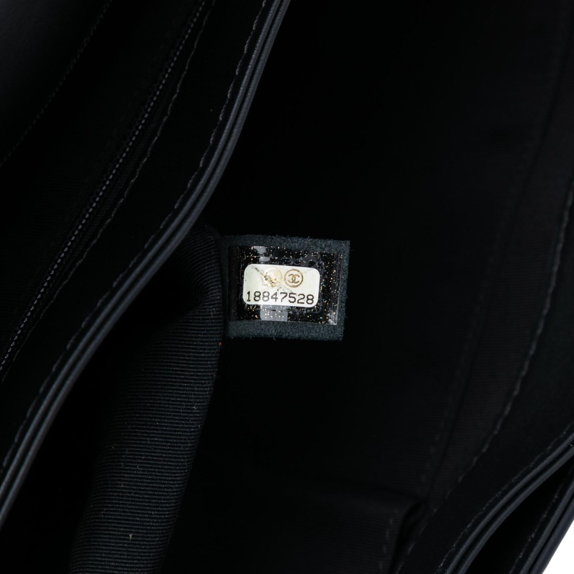 Chanel Extra Large Patent Boy Reverso Flap
