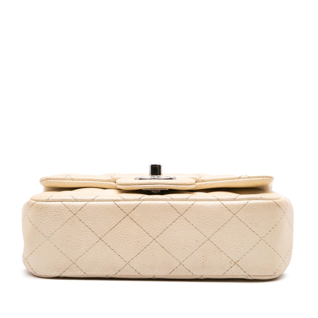 Chanel Extra Mini Rectangular Classic Caviar Single Flap