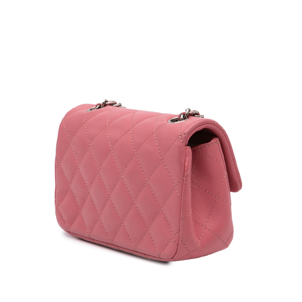 Chanel Extra Mini Rectangular Classic Lambskin Single Flap