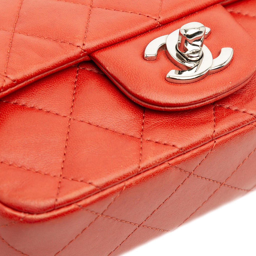 Chanel Extra Mini Rectangular Classic Lambskin Single Flap