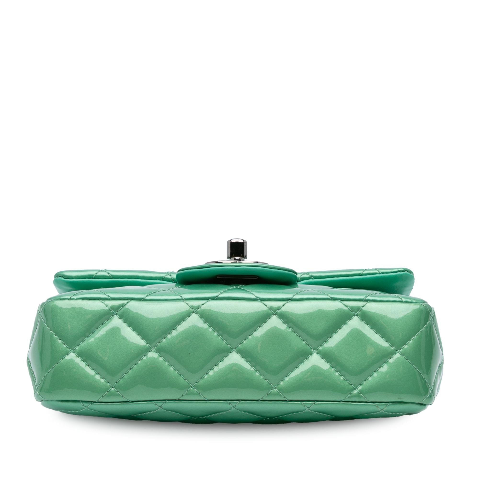 Chanel Extra Mini Rectangular Classic Patent Single Flap