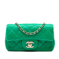 Chanel Extra Mini Rectangular Classic Satin Single Flap