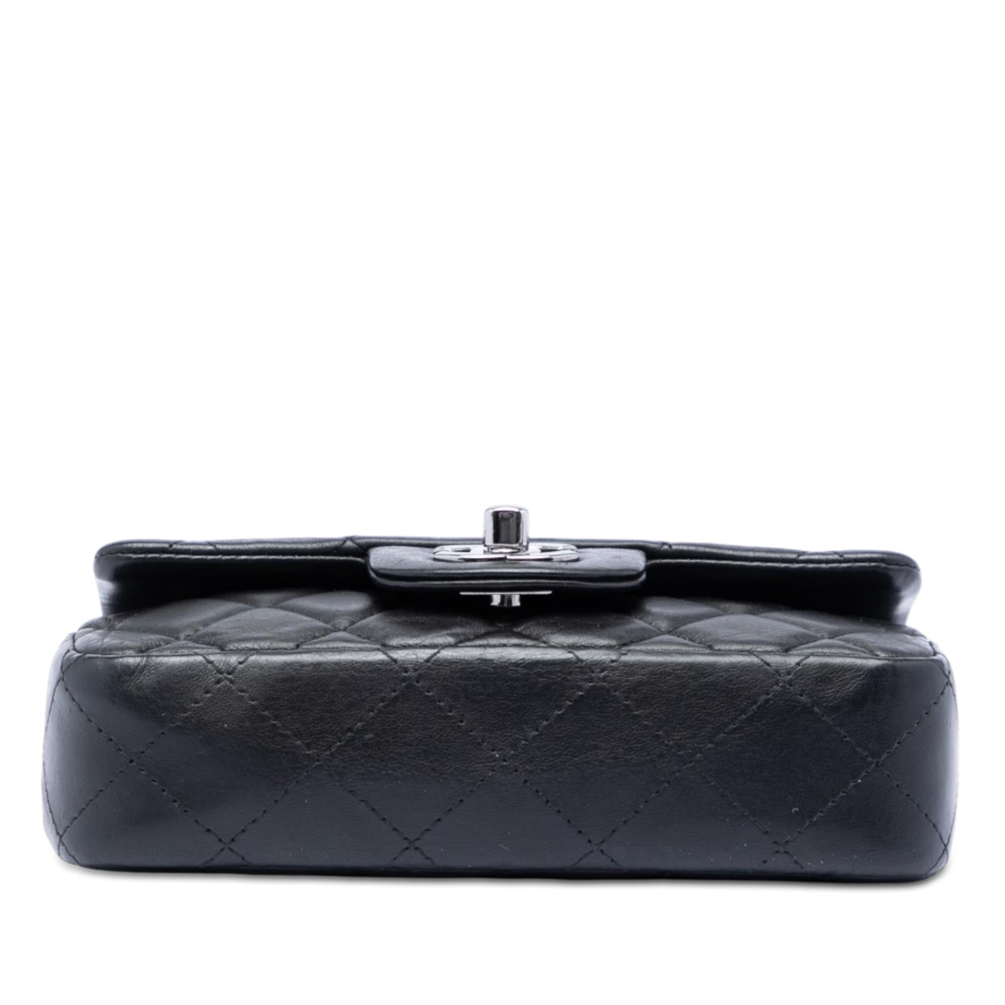 Chanel Extra Mini Rectangular Quilted Lambskin Flap
