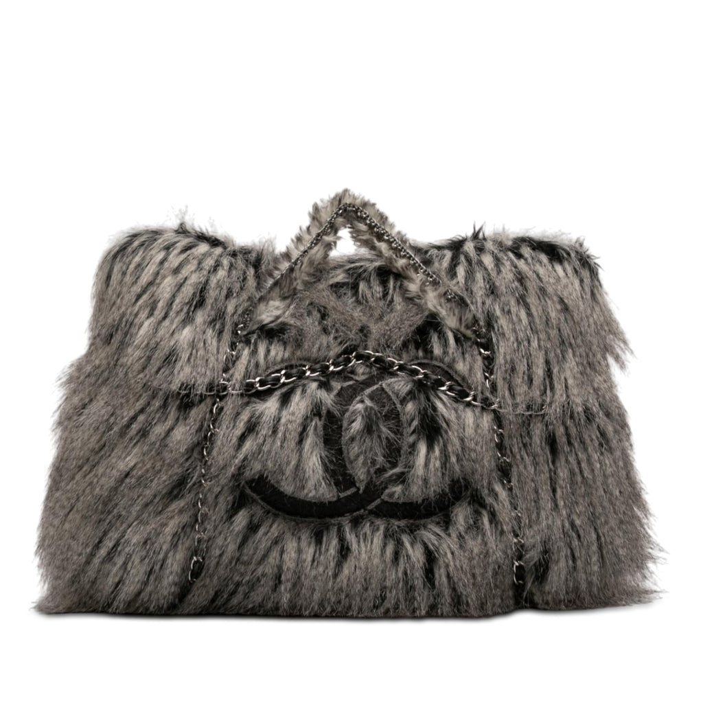Chanel Faux Fur Arctic Fantasy Tote