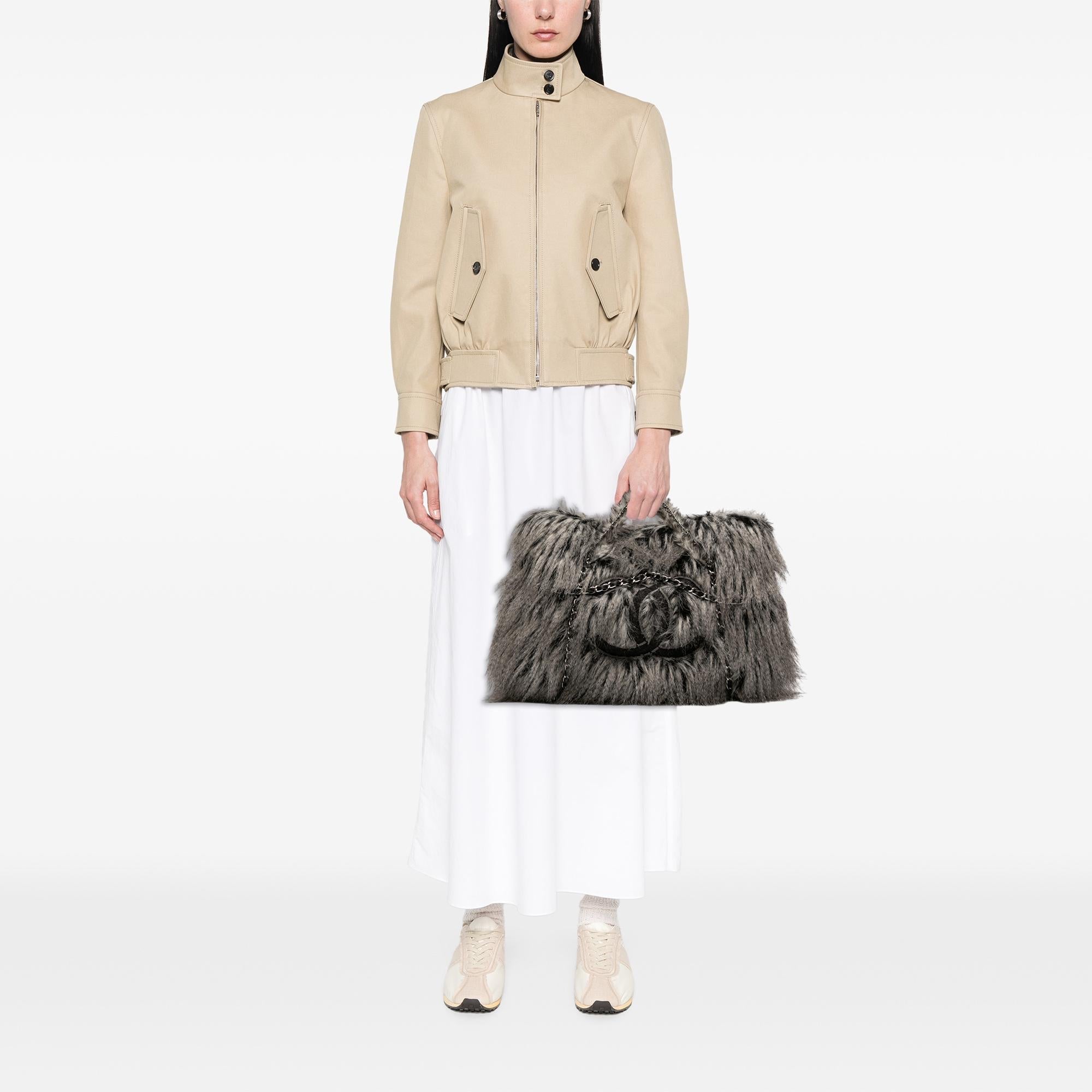 Chanel Faux Fur Arctic Fantasy Tote
