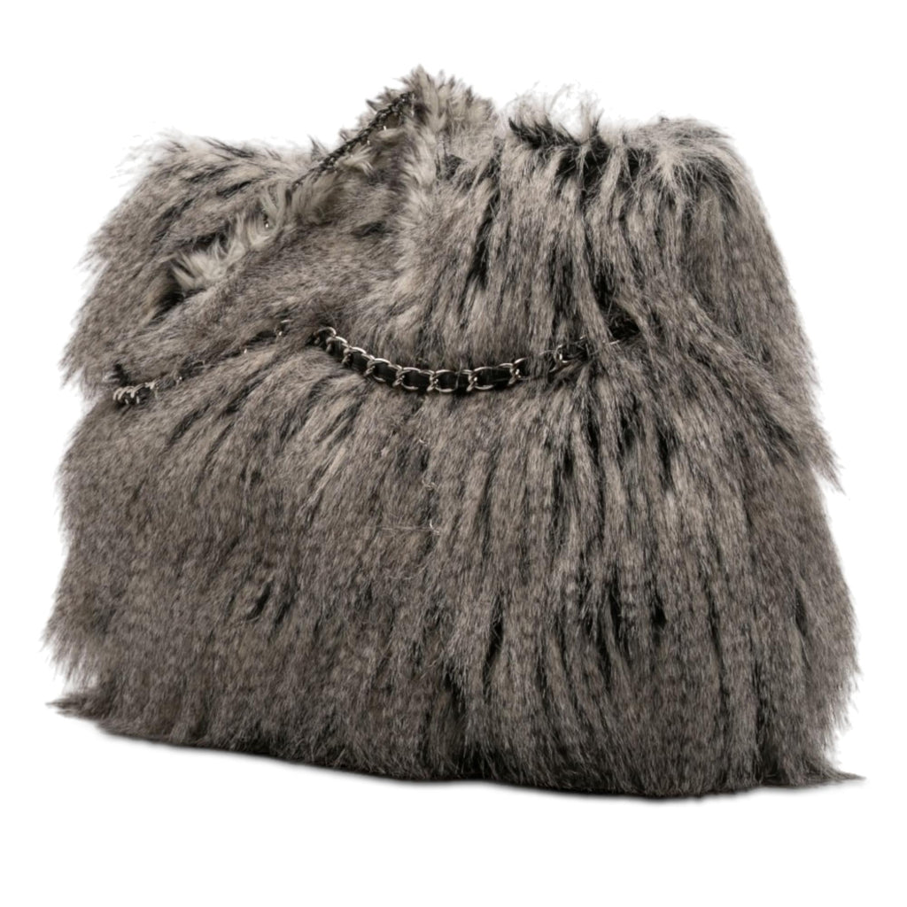 Chanel Faux Fur Arctic Fantasy Tote