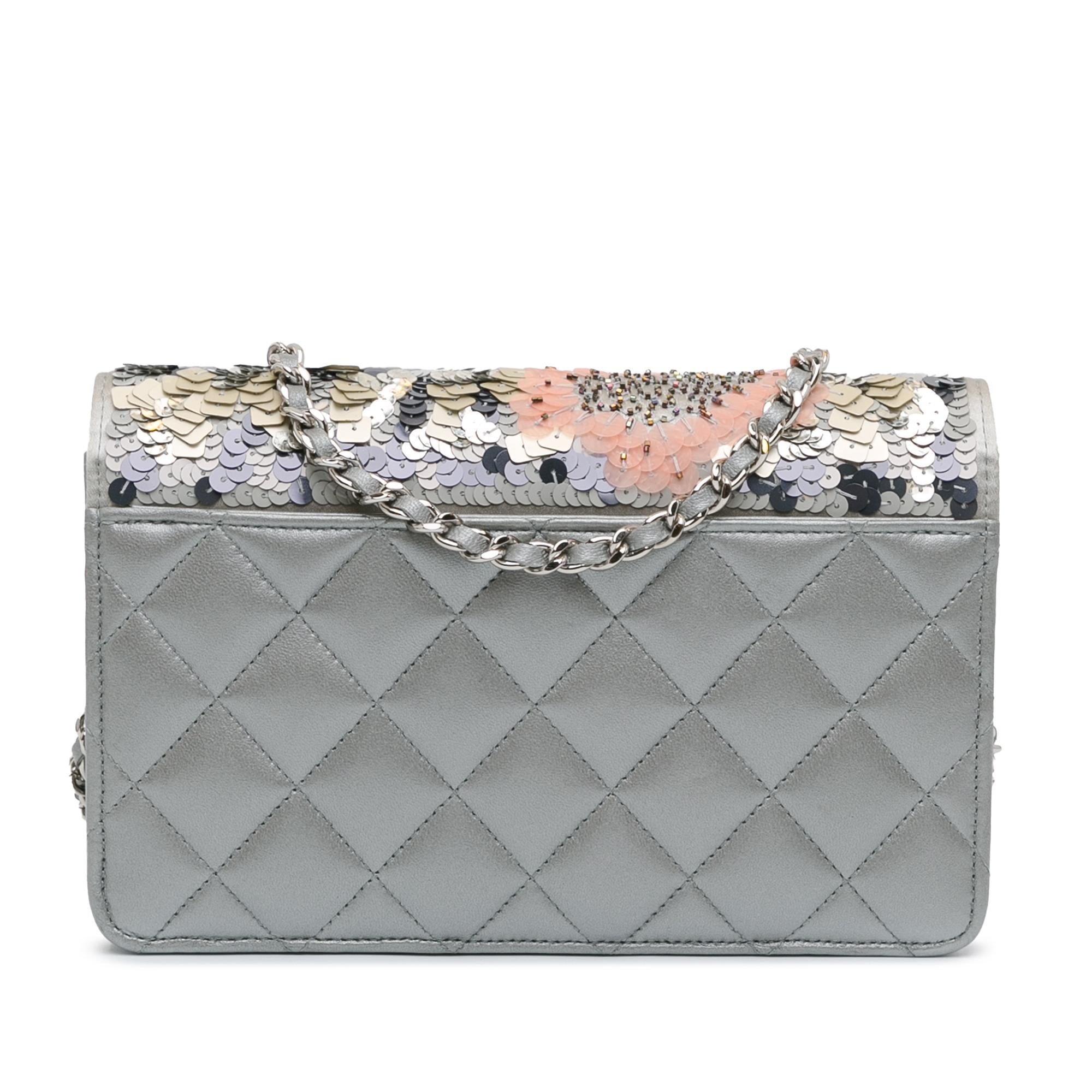 Chanel Flower Sequins Wallet On Chain (SHG-u3QW2r)