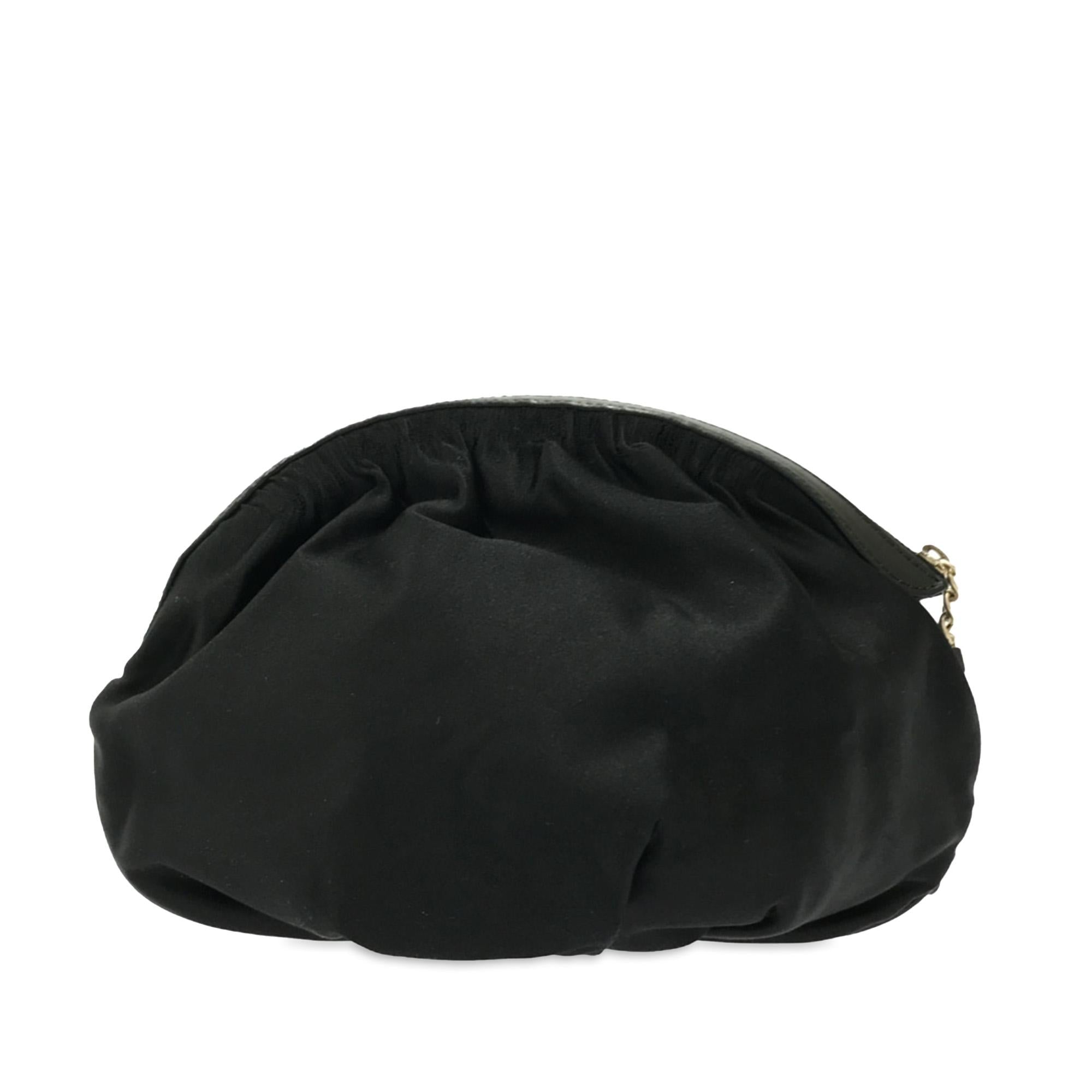 Chanel Four Leaf Clover Satin Clutch (SHG-3eDRCJ)