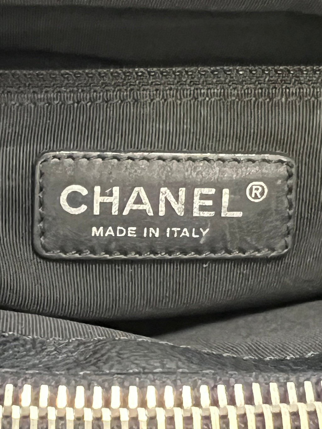 CHANEL CAVIAR QUILTED LEATHER GST TOTE BAG