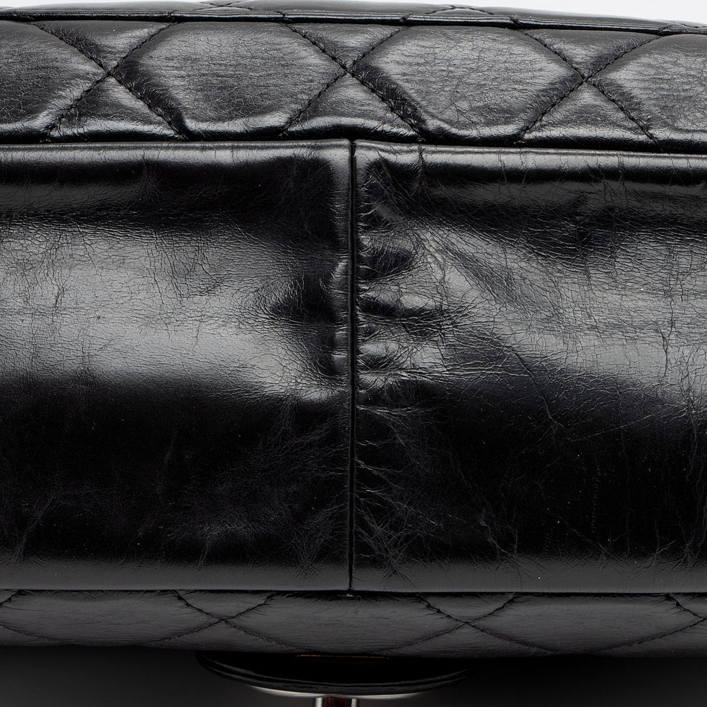 Chanel Glazed Calfskin CC Delivery Small Shopping Tote (SHF-AR0t7R)