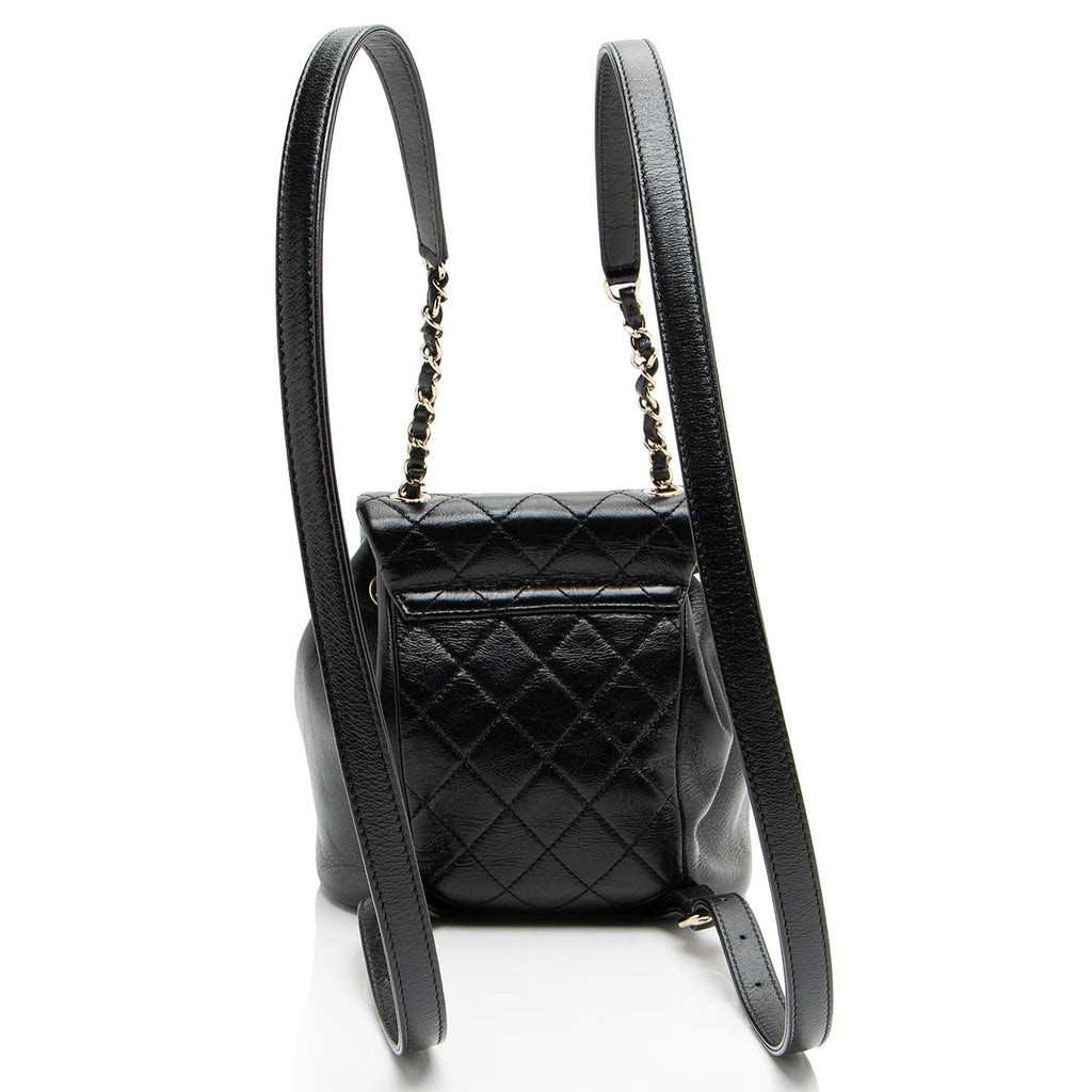 Chanel Glazed Calfskin Duma Small Backpack