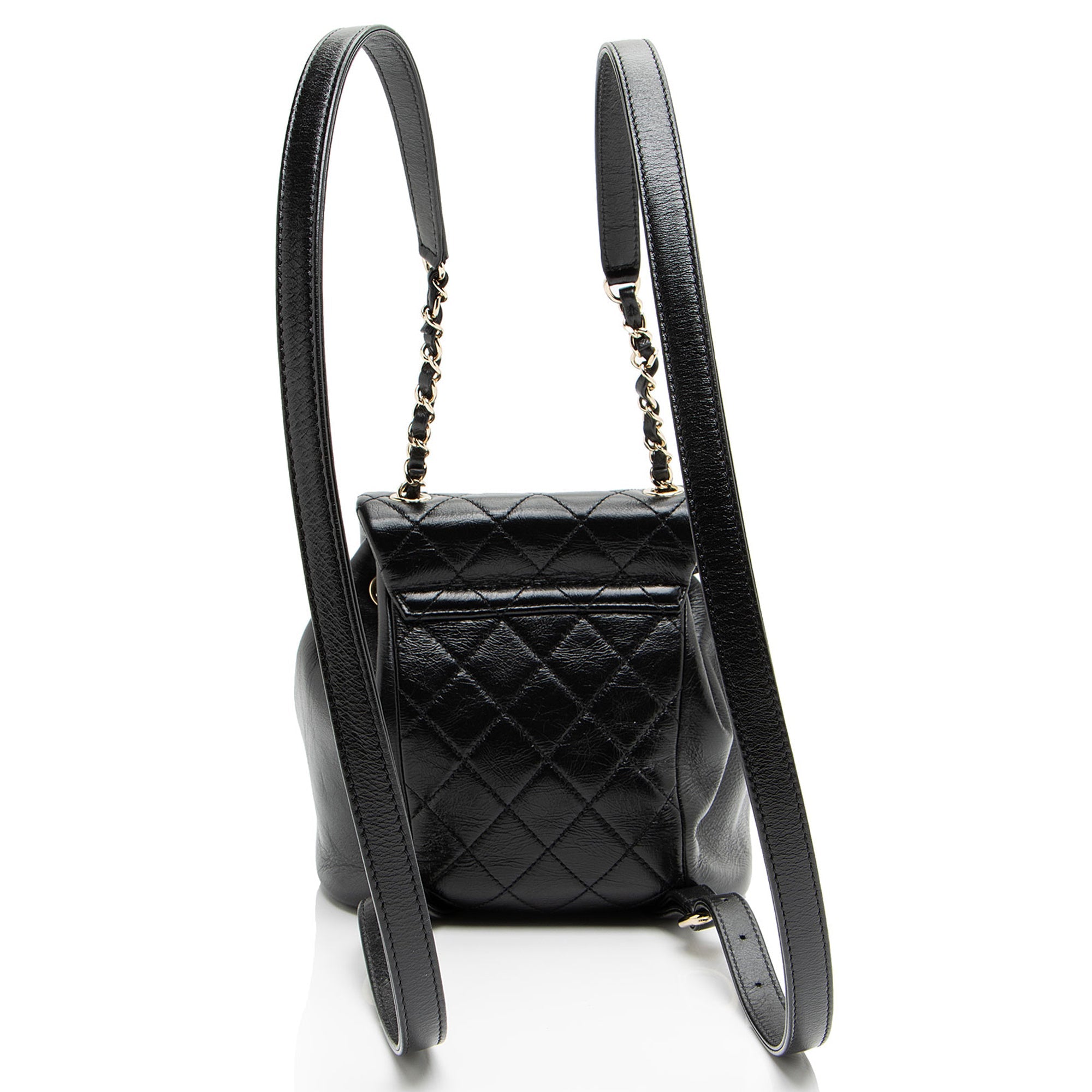 Chanel Glazed Calfskin Duma Small Backpack