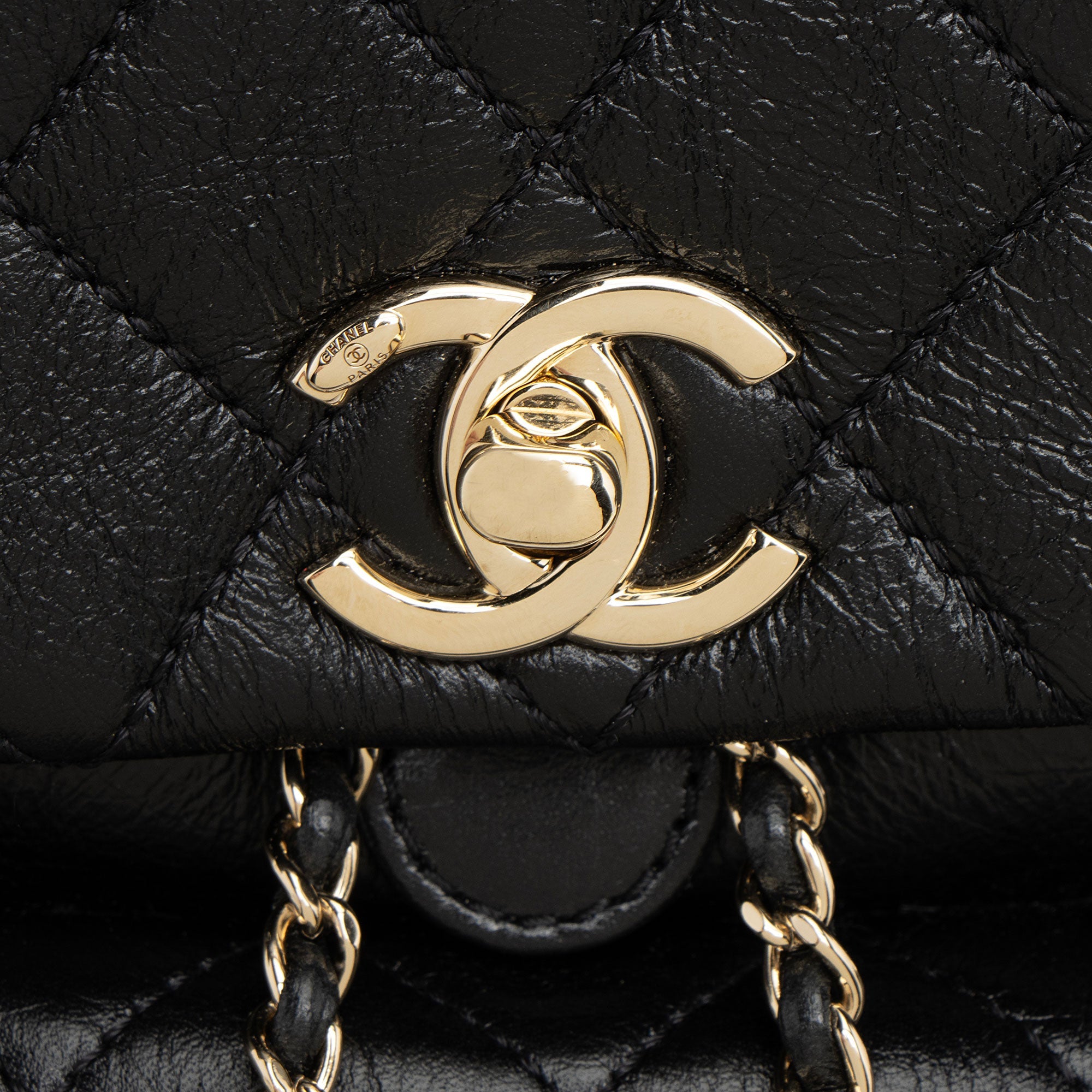 Chanel Glazed Calfskin Duma Small Backpack
