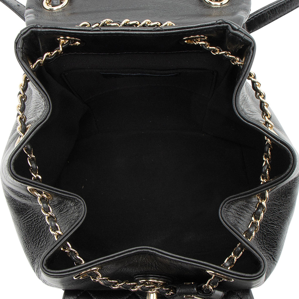 Chanel Glazed Calfskin Duma Small Backpack