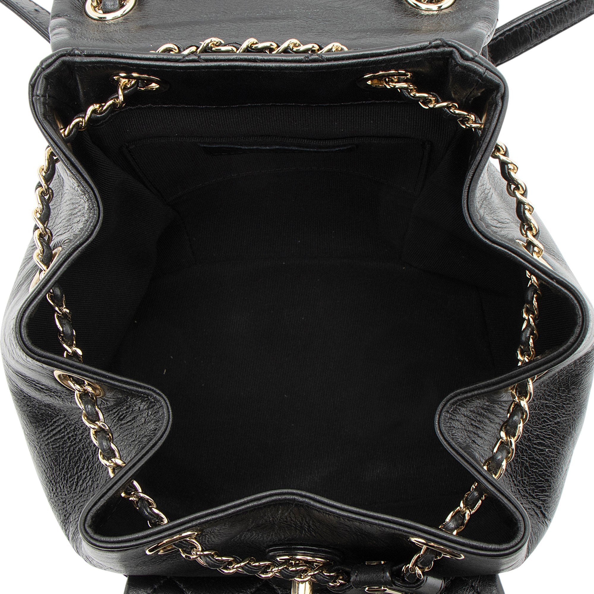 Chanel Glazed Calfskin Duma Small Backpack