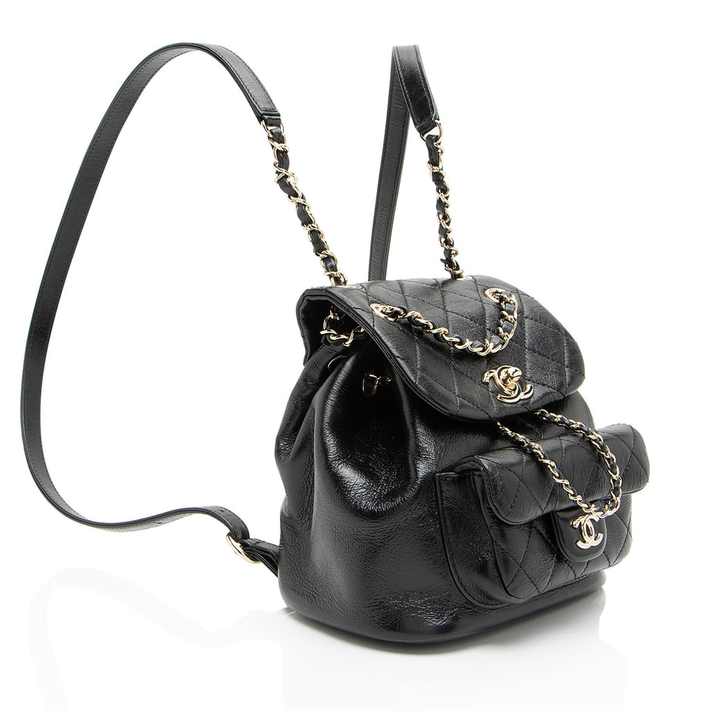 Chanel Glazed Calfskin Duma Small Backpack