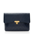 Chanel Glazed Calfskin Golden Class Turn Lock Clutch