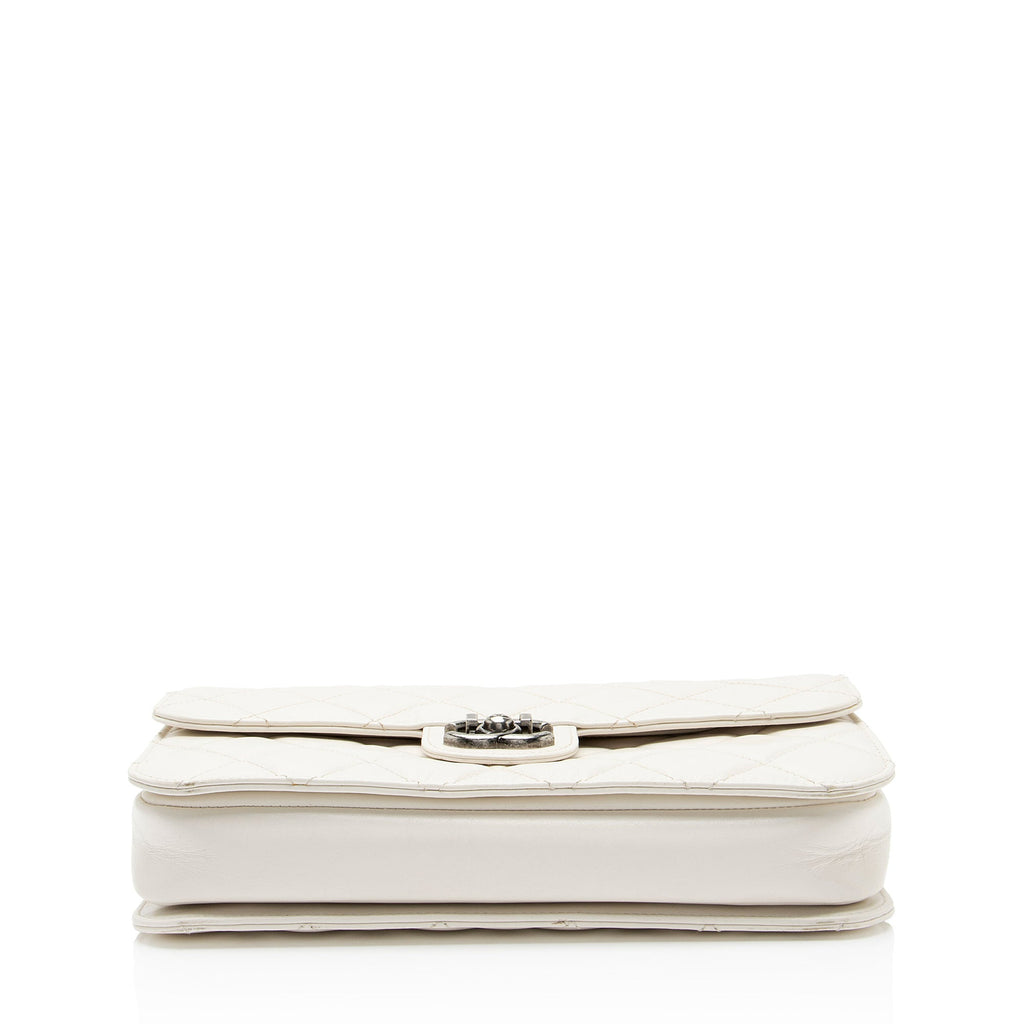 Chanel Glazed Calfskin Perfect Edge Medium Flap Bag