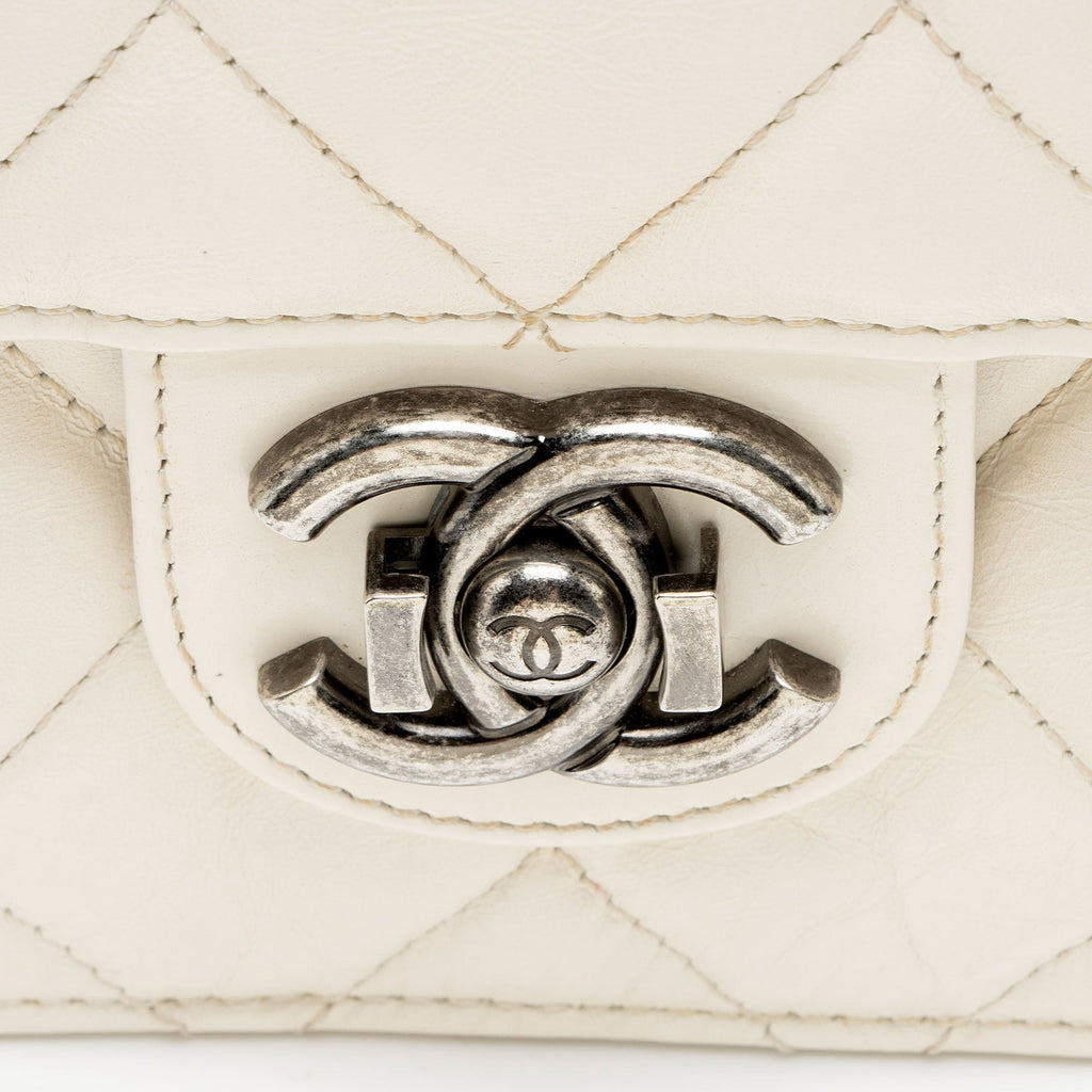 Chanel Glazed Calfskin Perfect Edge Medium Flap Bag