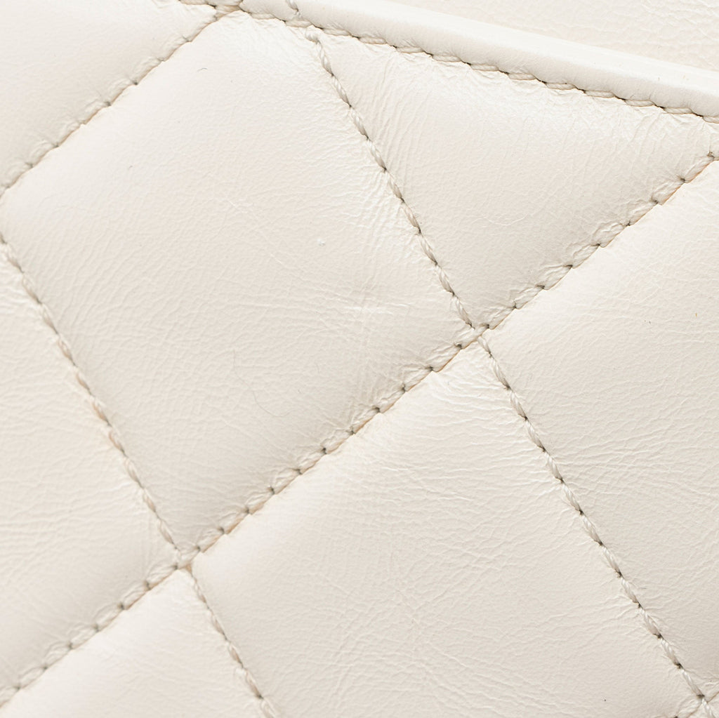 Chanel Glazed Calfskin Perfect Edge Medium Flap Bag