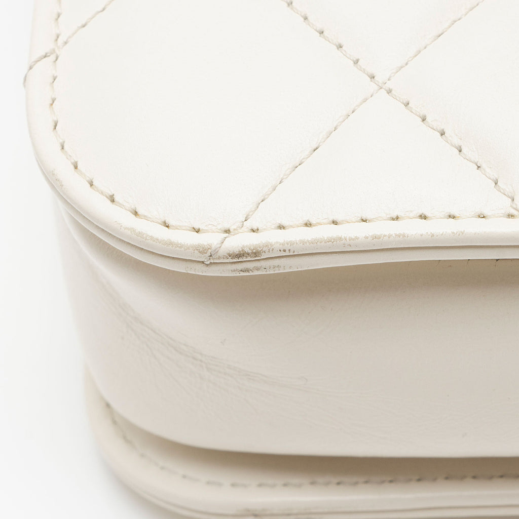 Chanel Glazed Calfskin Perfect Edge Medium Flap Bag