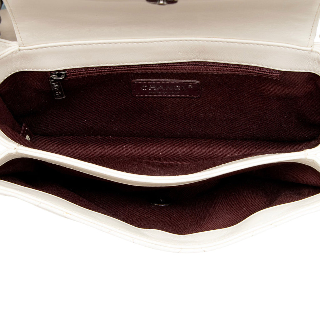 Chanel Glazed Calfskin Perfect Edge Medium Flap Bag