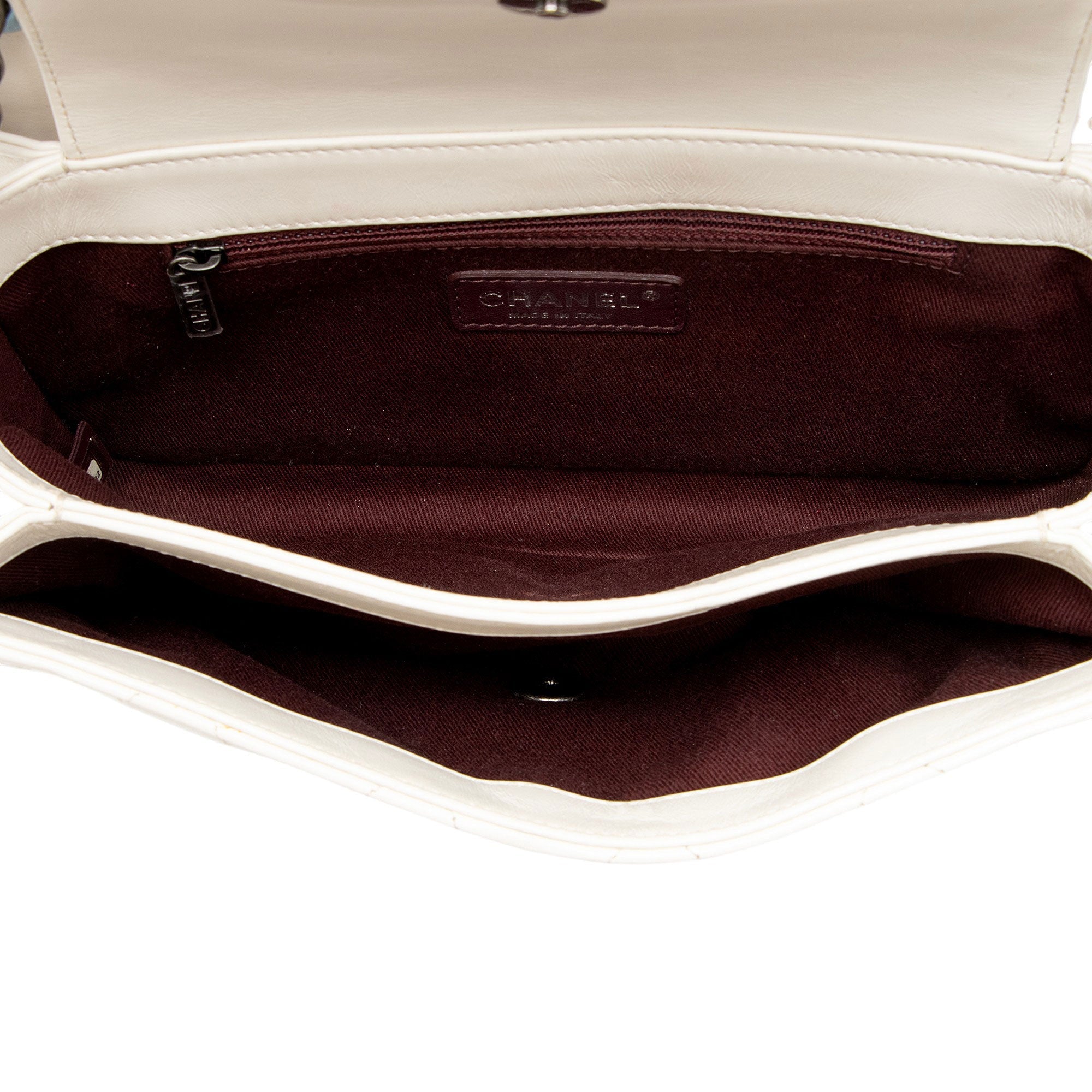 Chanel Glazed Calfskin Perfect Edge Medium Flap Bag