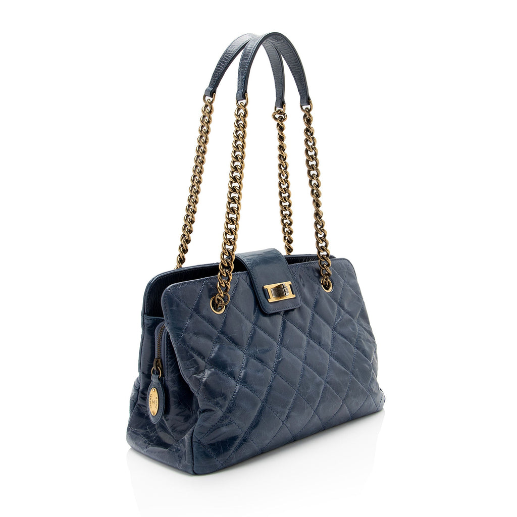 Chanel Glazed Calfskin Reissue Small Tote (SHF-NdQ2KU)