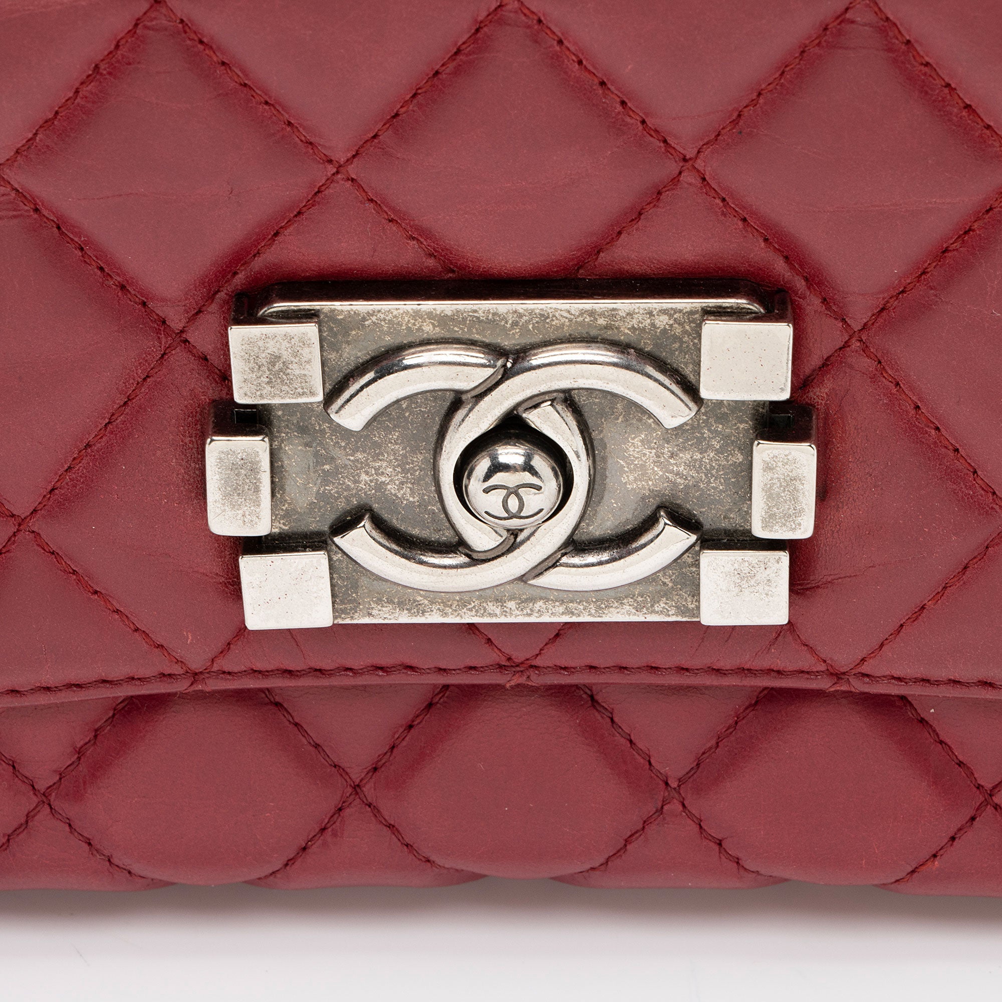 Chanel Glazed Calfskin Soft Small Boy Bag (SHF-2sRZT7)