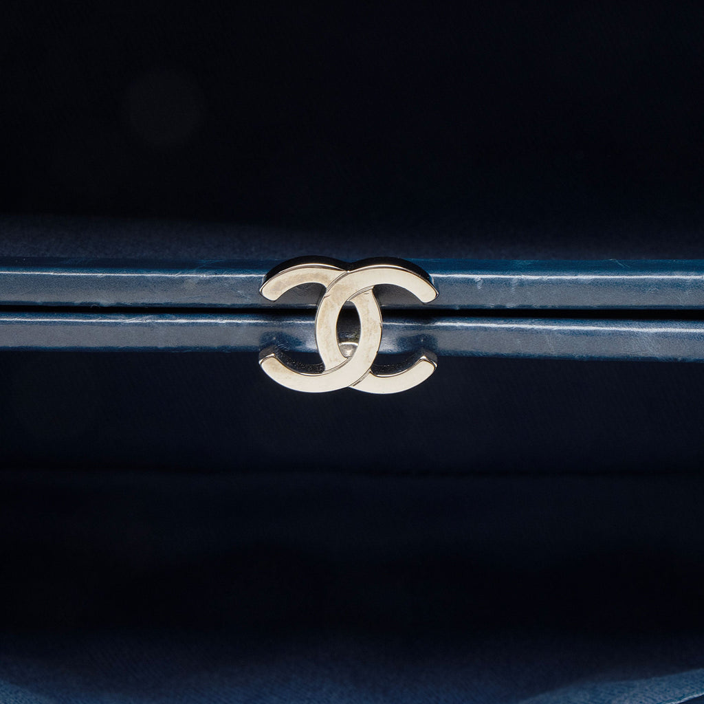 Chanel Glazed Leather Just Mademoiselle Bowler Bag