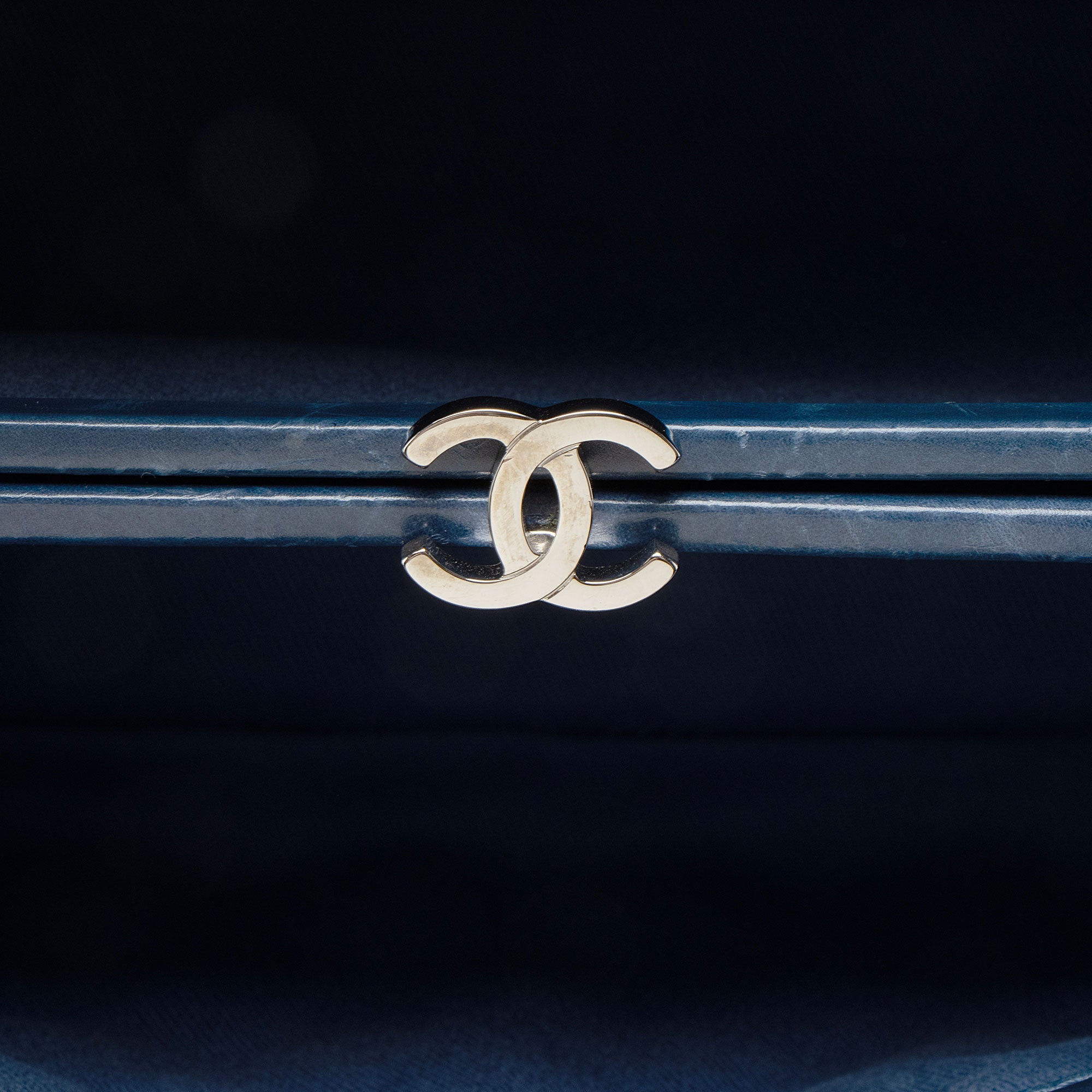 Chanel Glazed Leather Just Mademoiselle Bowler Bag