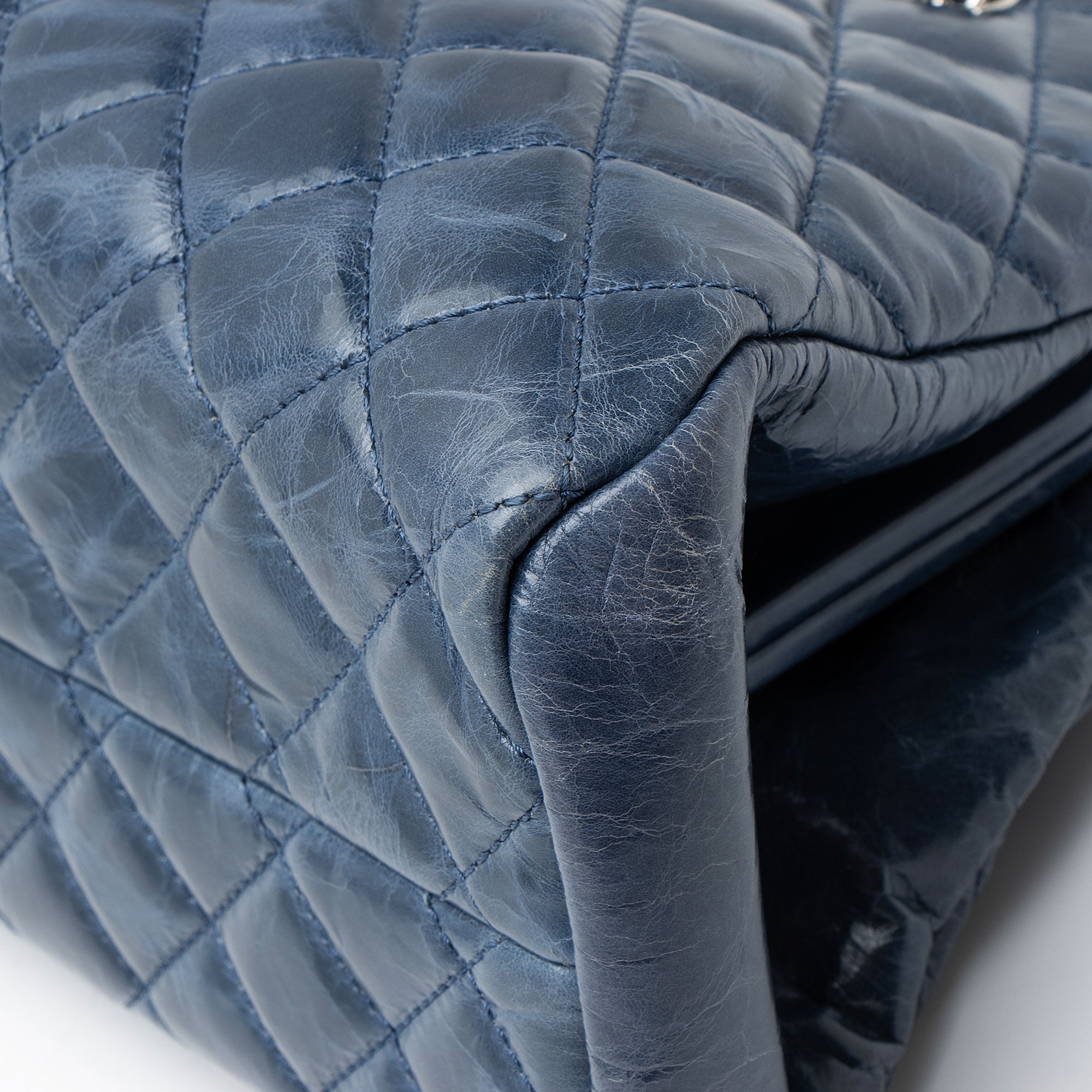 Chanel Glazed Leather Just Mademoiselle Bowler Bag