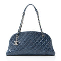 Chanel Glazed Leather Just Mademoiselle Bowler Bag