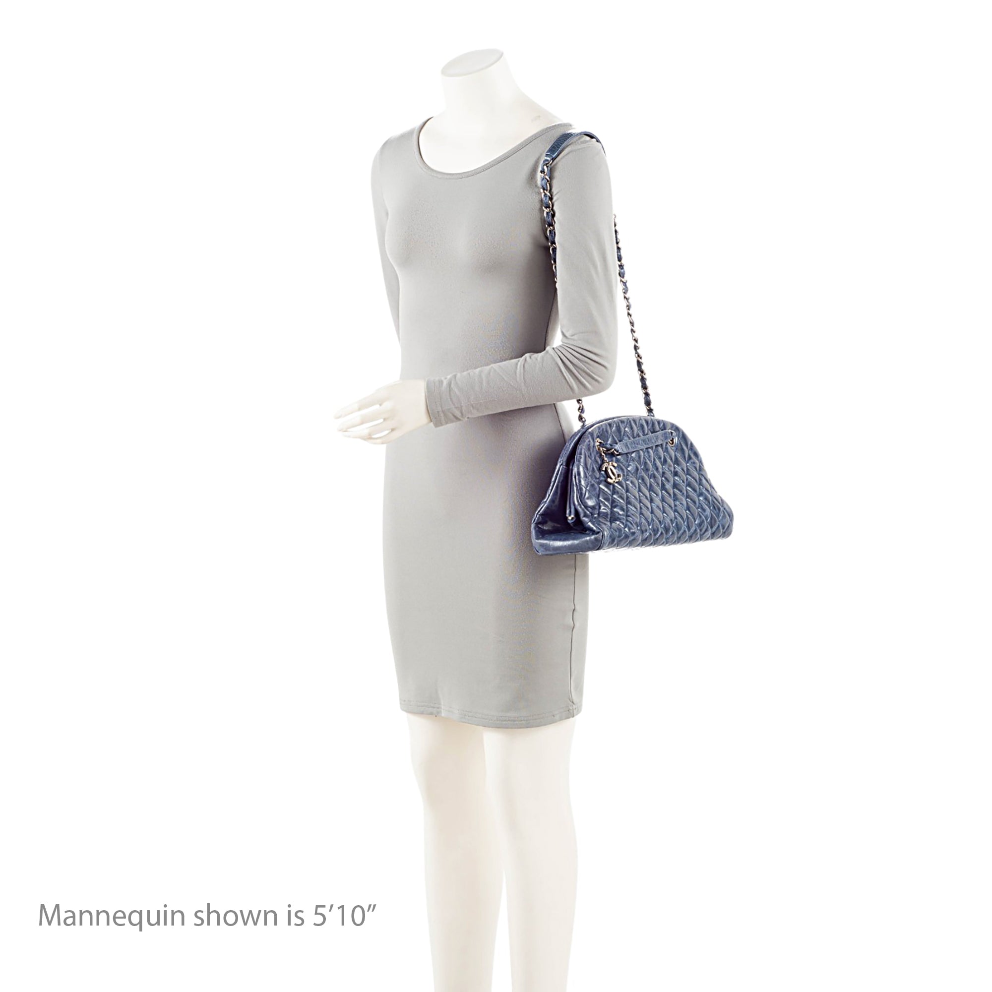 Chanel Glazed Leather Just Mademoiselle Bowler Bag