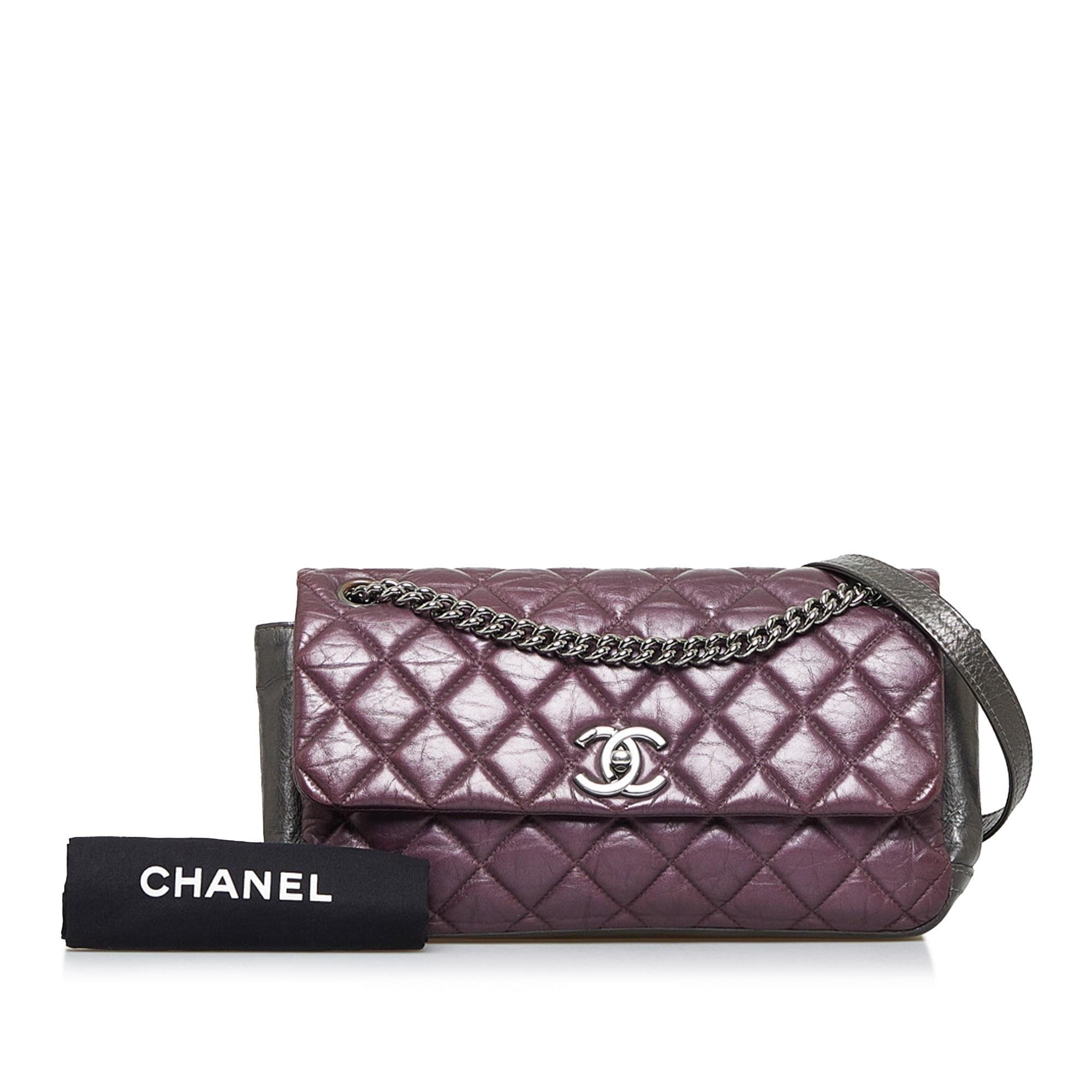 Chanel Glazed Matelasse Portobello Flap Bag