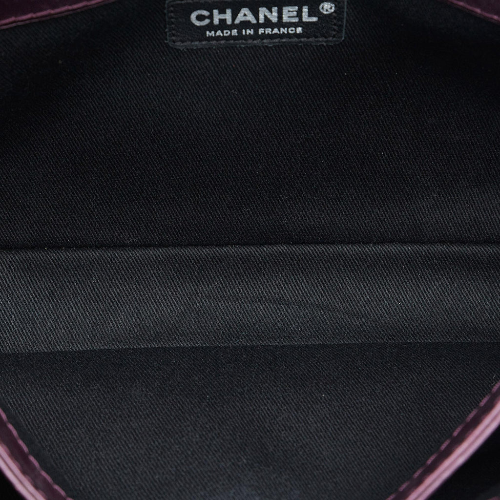Chanel Glazed Matelasse Portobello Flap Bag