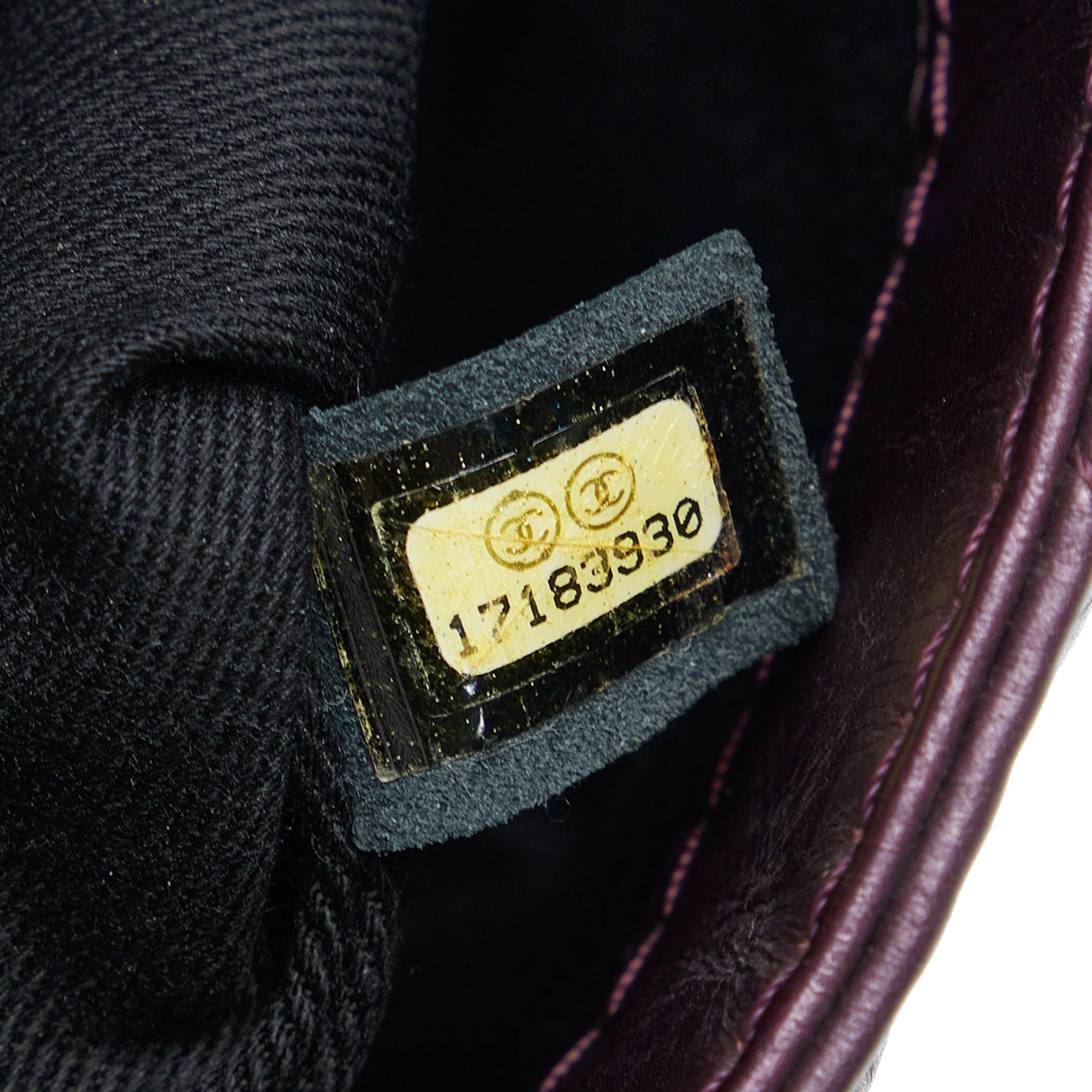 Chanel Glazed Matelasse Portobello Flap Bag