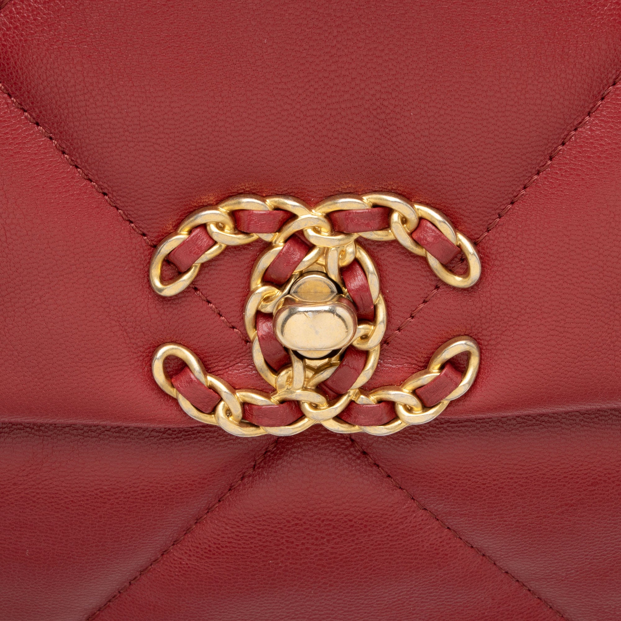 Chanel Goatskin 19 Large Flap Shoulder Bag