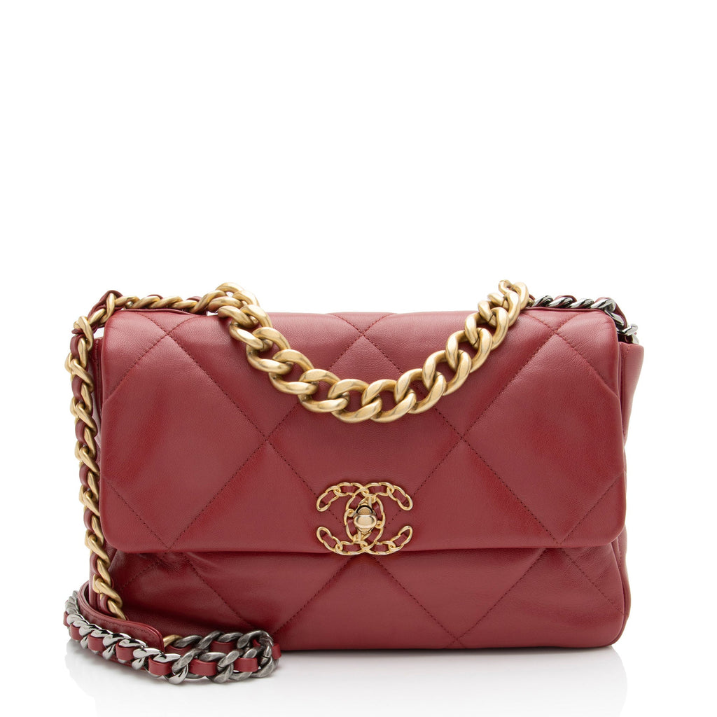 Chanel Goatskin 19 Large Flap Shoulder Bag