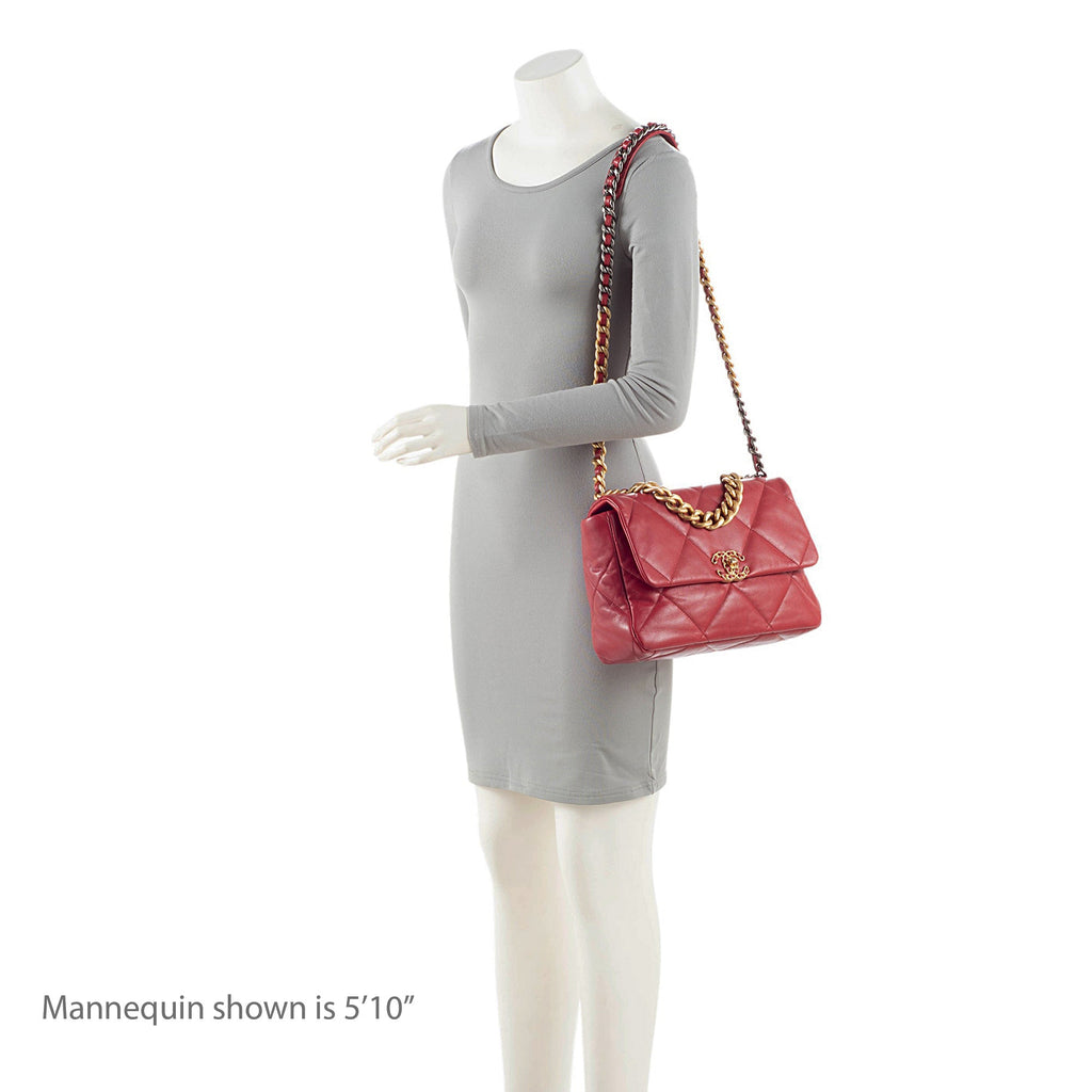 Chanel Goatskin 19 Large Flap Shoulder Bag