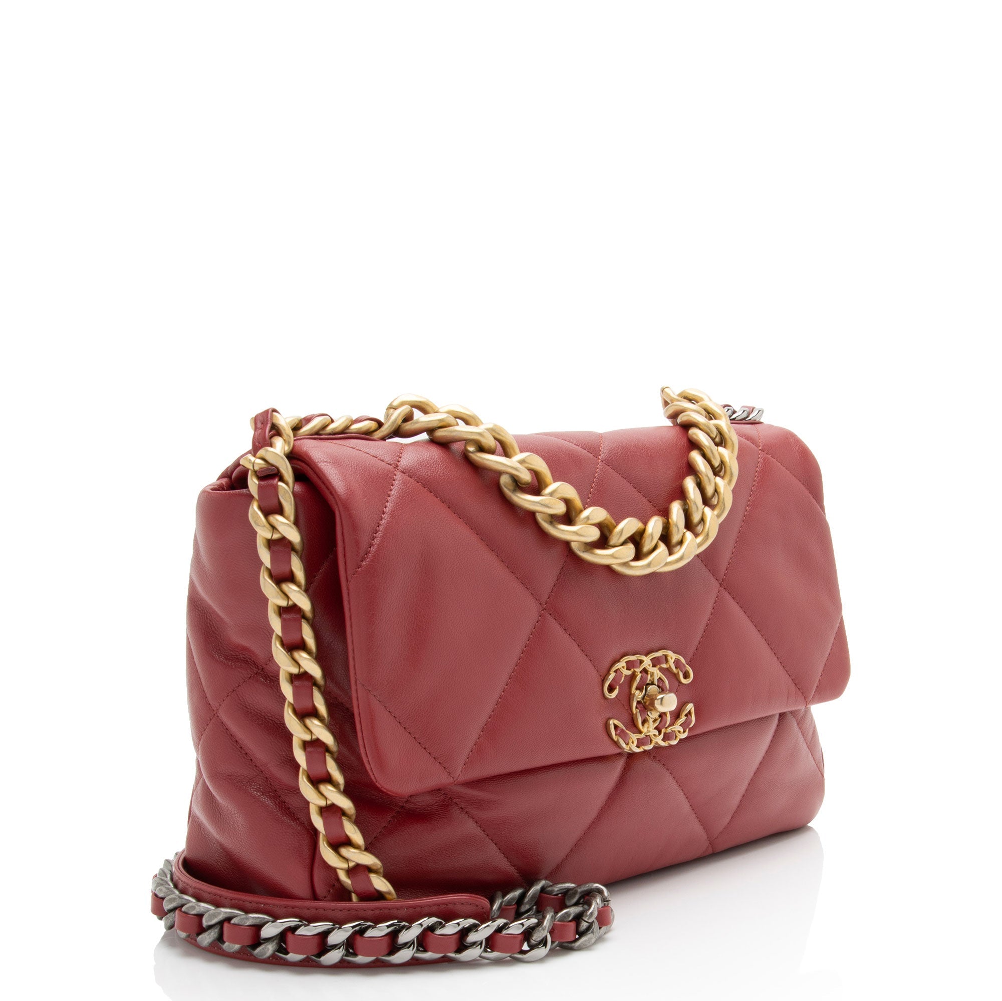 Chanel Goatskin 19 Large Flap Shoulder Bag