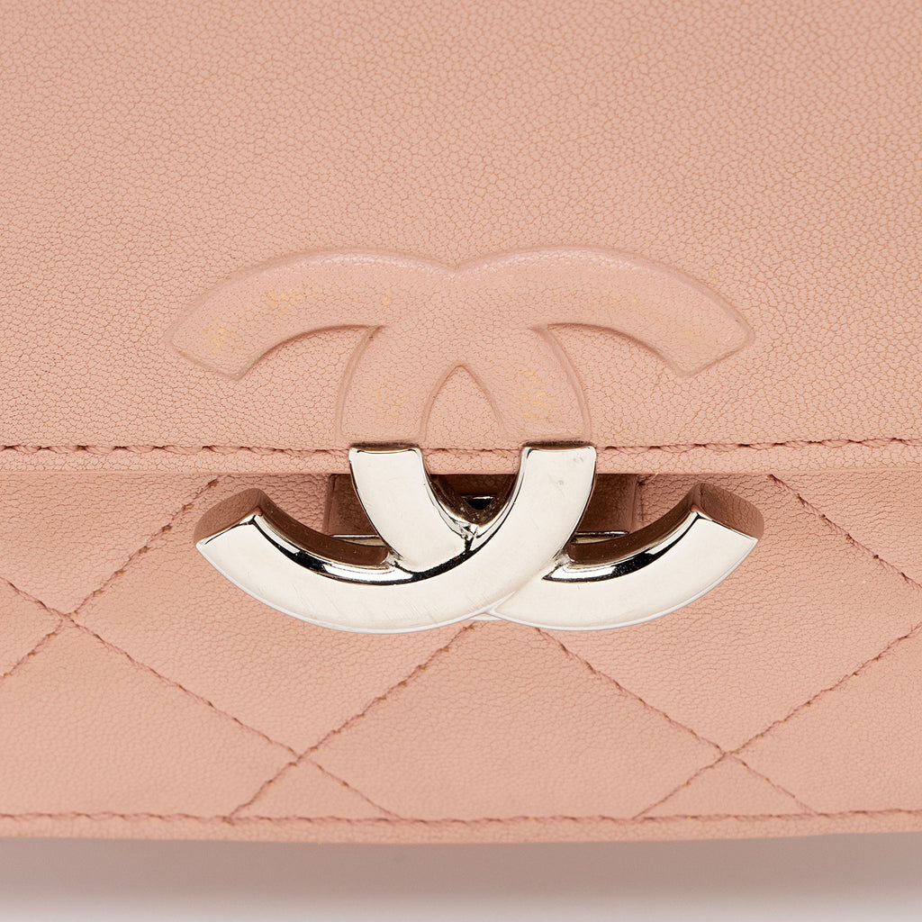 Chanel Goatskin CC Box Flap Bag (SHF-3UcdU5)