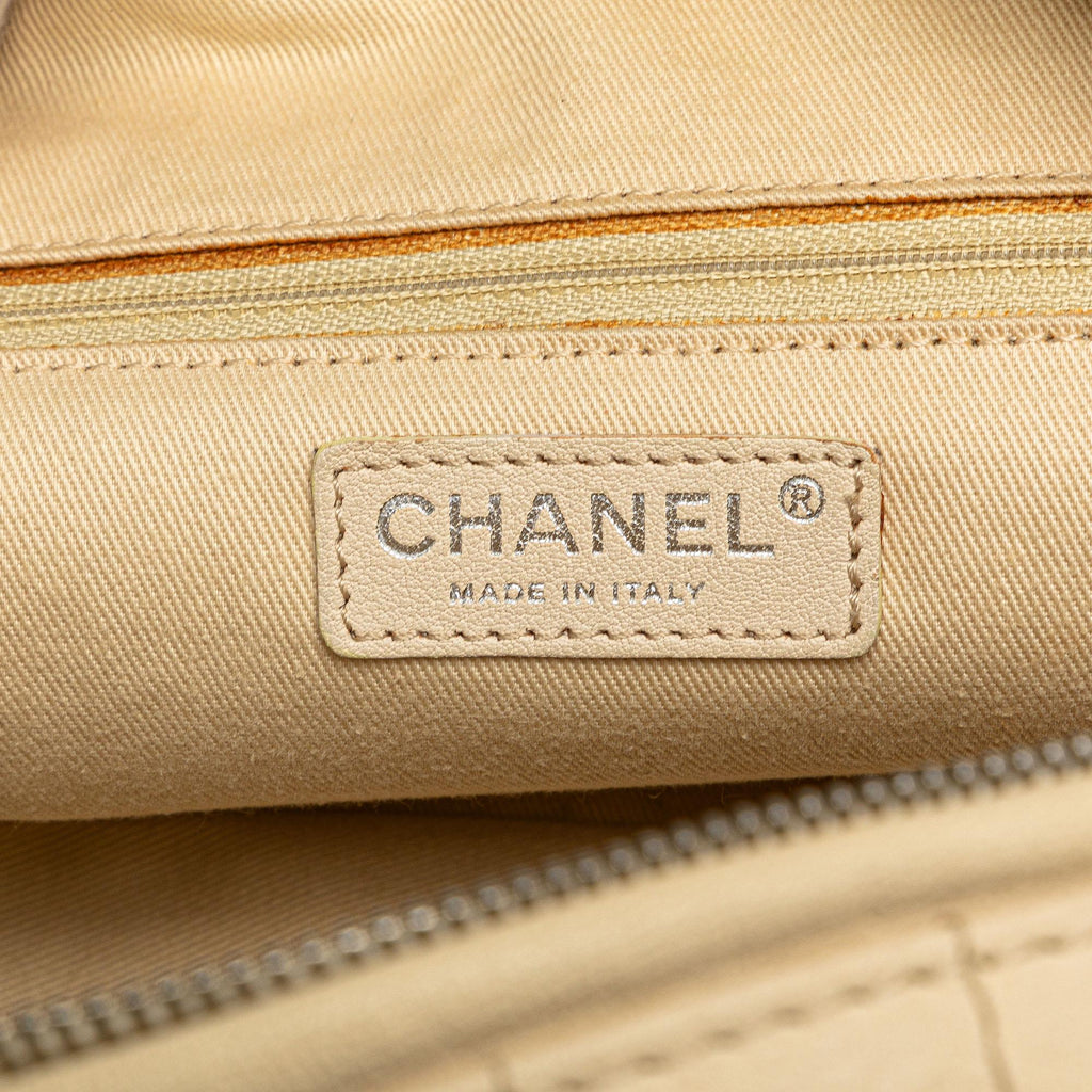 Chanel Goatskin Square Stitch Essential Bowler